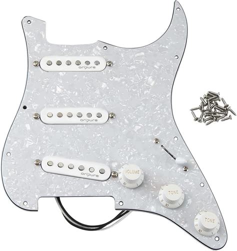 Buy OriPure Prewired Strat Pickguard With Alnico 5 Single Coil Pickups