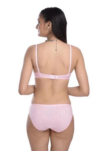 Cotton Satin Printed Women Lingerie Bra Panty Set At Rs Piece In Delhi