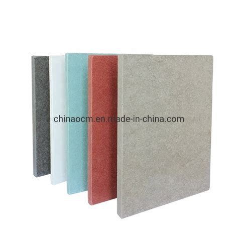 Modern Design Decorative Wall Board Fireproof Fiber Cement Asbestos Free High Density Fiber