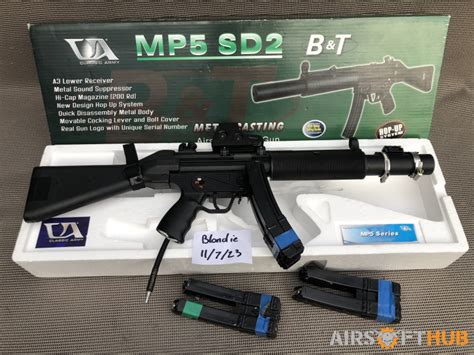 Hpa Bandt Classic Army Mp5 Sd2 Airsoft Hub Buy And Sell Used Airsoft