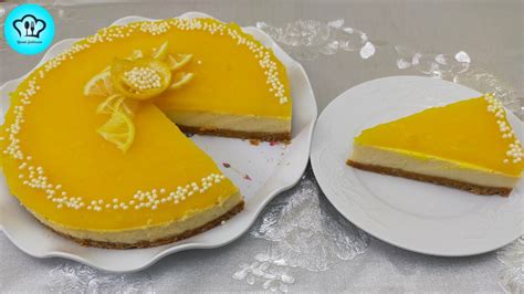 Cheesecake Tarifi Çatlama Yapmayan Tam Ölçülü Limonlu CHEESECAKE