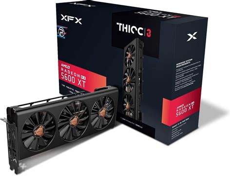 XFX RX 5600 XT Thicc III Pro Tarjeta gráfica 6 GB GDDR6 Aumento de