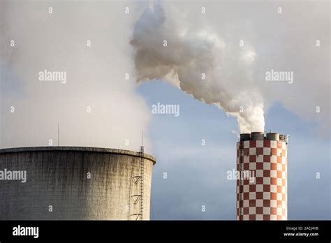 Bogatynia Poland 30th Nov 2019 A View Of Cooling Tower And A Six