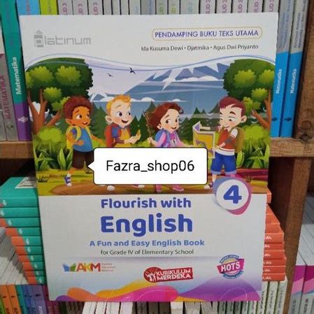 Jual NEW Flourish With English Bahasa Inggris Sd Mi Kelas 4 HOTS