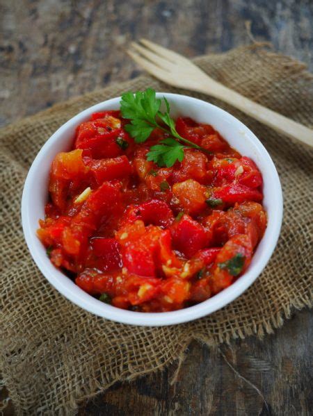 Salade De Poivrons Marocaine Recette V G Tarienne Facile