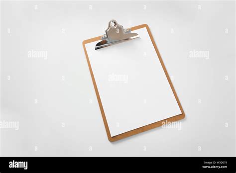 Blank White Paper Note Stock Photo Alamy