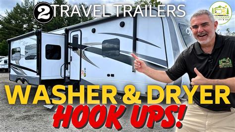 Travel Trailers With Washer Dryer Hook Ups Youtube