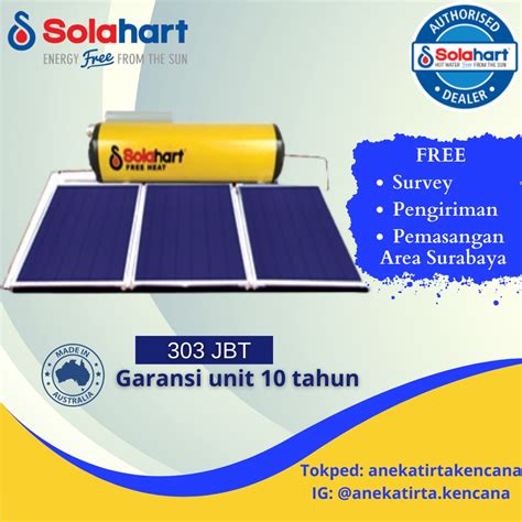 Jual Solahart Solar Water Heater Indirect Series Gold 303 JBT Shopee