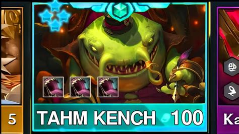 Tongue Lash Tahm Kench 3 Star TFT Set 11 YouTube