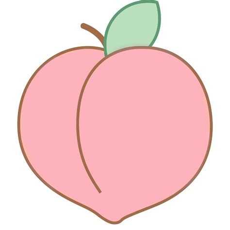 Peaches Clipart Aesthetic Peaches Aesthetic Transparent Free For