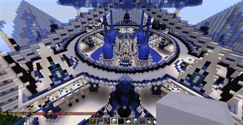 Futuristic Spawn Minecraft Map