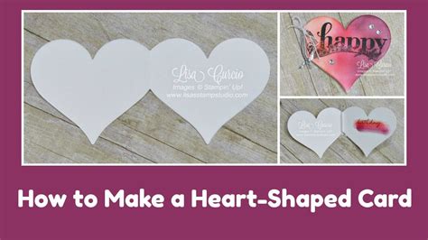 Quick Crafting Tip How To Make A Heart Shaped Card Youtube