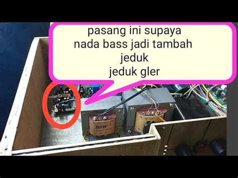 Cara Memasang Turbo Bass Pada Power Ampfie Youtube