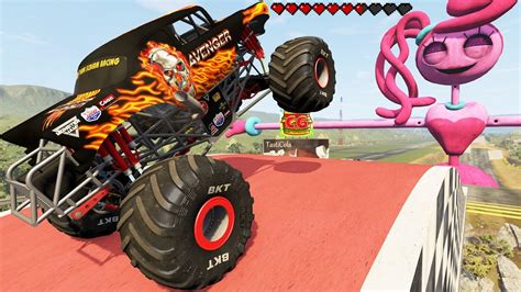 Monster Truck Madness 5 Long Jumps And Crashes Beamng Drive