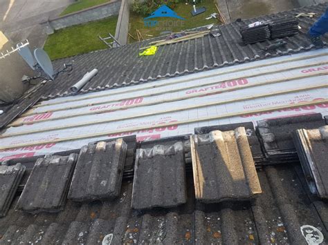 Damaged Underlay And Loose Tile Repair In Dublin Roofing And