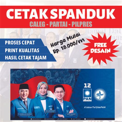 Jual Cetak Spanduk Banner Caleg Spanduk Kampanye Spanduk Caleg Pemilu