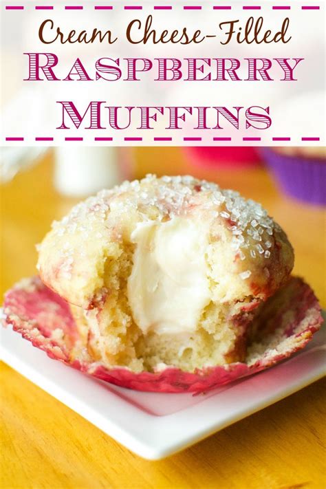 Cream Cheese Filled Raspberry Muffins A Bajillian Recipes Recipe