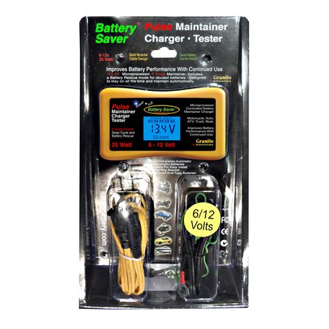 6 And 12 Volt 25 Watt Charger Maintainer And Tester