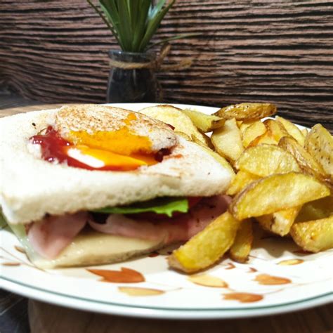 Receta De S Ndwich Mixto Con Huevo Frito Top Gastron Mico