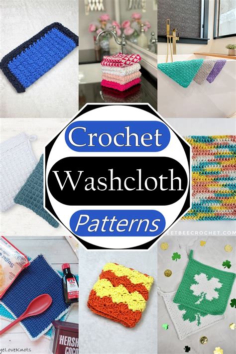 20 Crochet Washcloth Patterns For Beginners