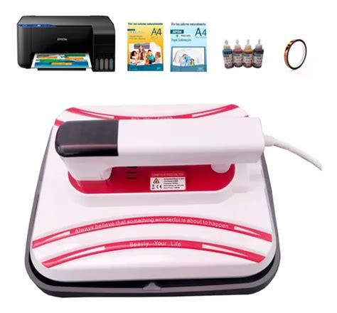 Kit Plancha Estampadora Sublimadora Port Til Epson L