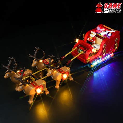 Magical Build With The Lego Santas Sleigh Set Game Of Bricks