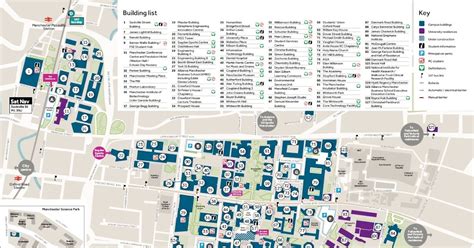 Manchester Campus Map Gadgets 2018