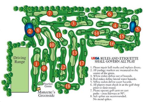 Course Map - Hickory Hill Golf Course