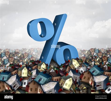 Home Interest Rates And Housing Bubble Financing As A Percentage Sign