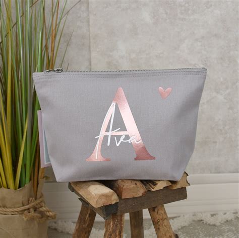 Personalisierte Tasche Aus Canvas Baumwolle Buchstabe Und Namen