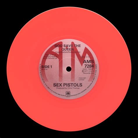 Sex Pistols God Save The Queen Red Snap Galleries Limited