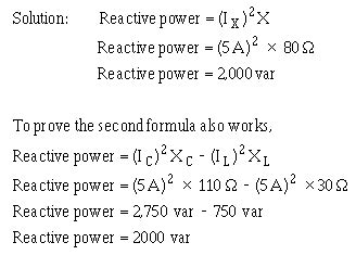 how to calculate the reactive power