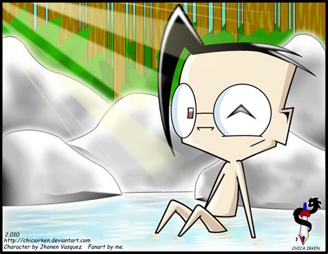 Dib In The Pool Invader Zim Fan Art 11643763 Fanpop