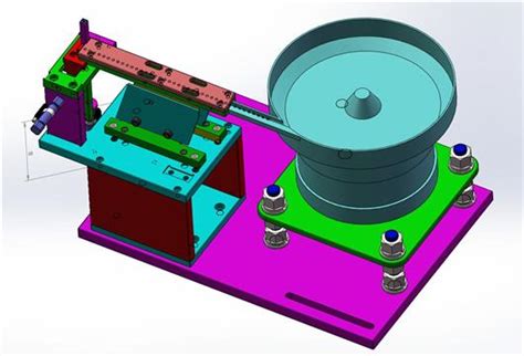 方形螺母送料机3d模型下载三维模型solidworks模型 制造云 产品模型