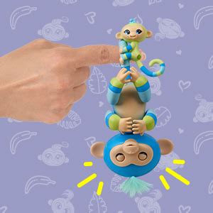 Wowwee Fingerlings Baby Monkey Mini Bffs Billie Aiden Finger