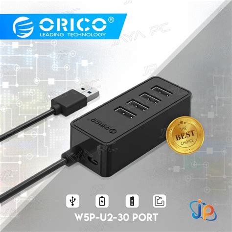 Jual ORICO W5P U2 30 4 Port USB 2 0 HUB With Micro USB Power Supply Di