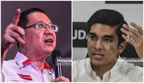 Lim Guan Eng Syed Saddiq Tiada Dalam Kabinet Anwar