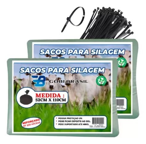 Sacos Para Silagem Silo X Micras Unidades Frete Gr Tis