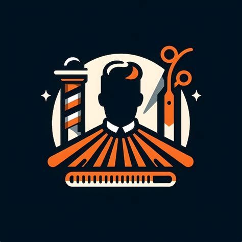 Logotipo Da Barbearia Vector Vetor Premium