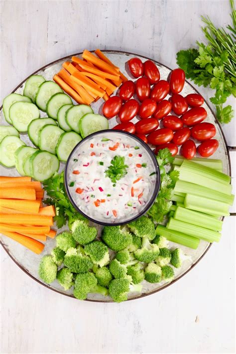 Chunky Vegetable Dip Easy Appetizer Miss In The Kitchen