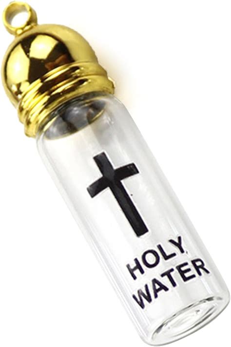 Catholic Clear Glass Holy Water Bottle Holy Water Vessel For Easy