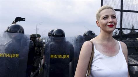 Maria Kolesnikova First Sighting Of Belarusian Political Prisoner In