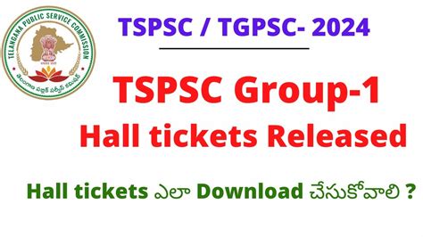 Tspsc Group Hall Tickets Released Tspsc Group Hall Tickets