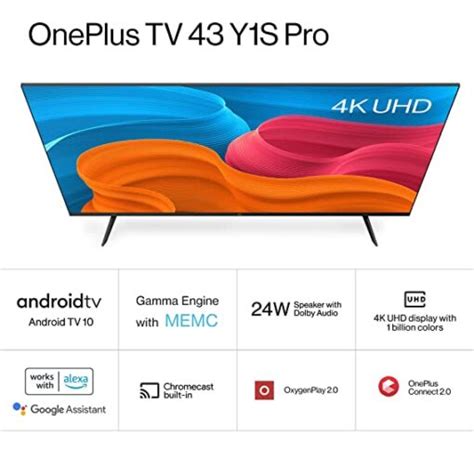 OnePlus 108 Cm 43 Inches Y Series 4K Ultra HD Smart Android LED TV