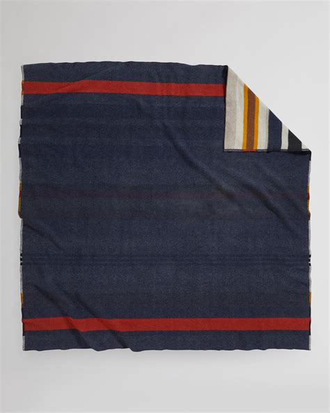 Stay Warm And Shop Beautiful Bridger Stripe Blanket Pendleton