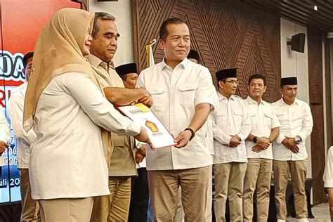 Iqbal Dinda Terima Surat Tugas Langsung Dari Sekjen Gerindra Ntbsatu