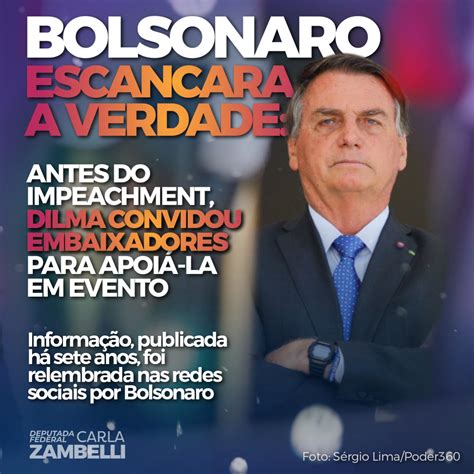 Carla Zambelli On Twitter Bolsonaro Escancara A Natureza Dupla Da