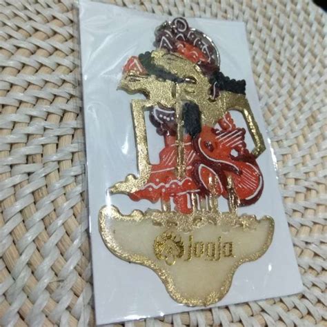 Jual Souvenir Gantungan Kunci Wayang Kulit Rama Shinta Jogja X Cm