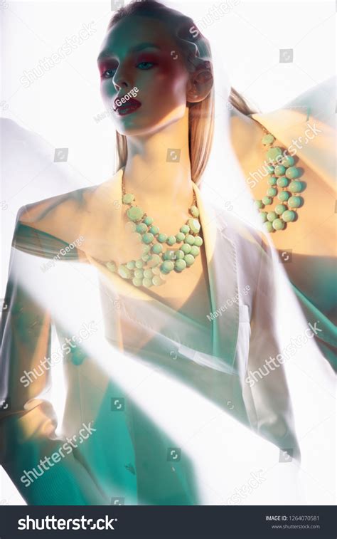Studio Portrait Sexy Lady Blonde Hair Stock Photo Shutterstock
