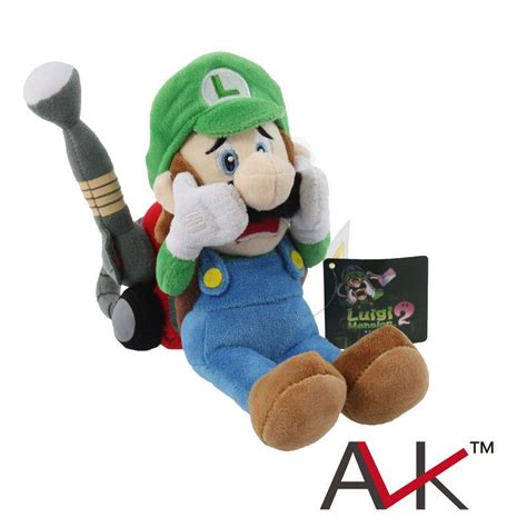 Super Mario Luigis Mansion 8 Plush Toy With Ghost Vacuum Poltergust